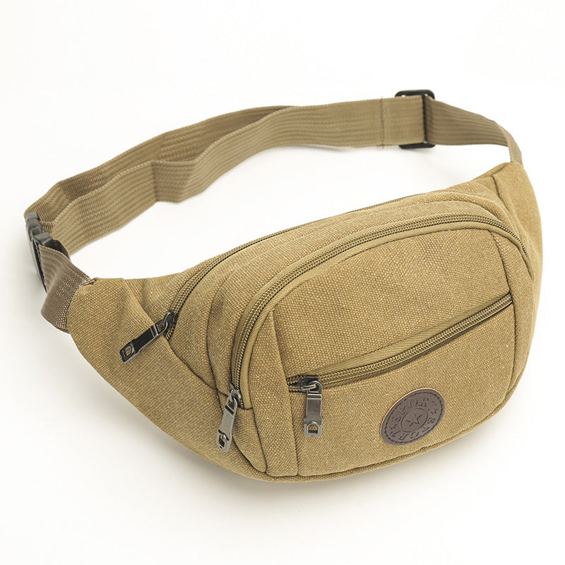 Wholesale Men's waist bag outdoor mountaineering cycling climbing mobile phone bag crossbody chest bag